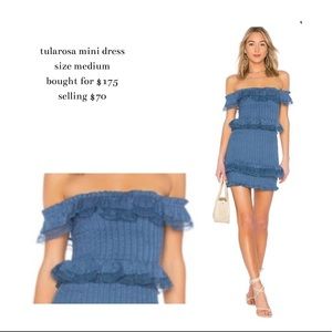 Tularosa ruffle dress